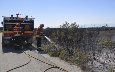 Incêndio na Marinha da Mendiga já está em fase de conclusão