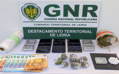 GNR detém duas pessoas por tráfico de droga em Porto de Mós