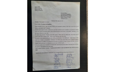 Alunos de Pedreiras escrevem ao Presidente da República