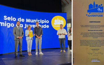 Município de Porto de Mós distinguido como Amigo da Juventude