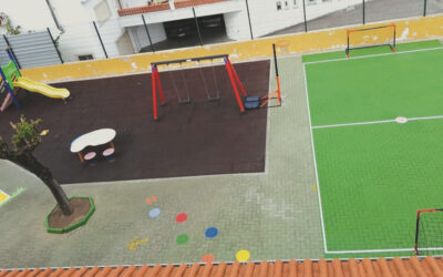 Escola Básica da Calvaria de Cima com recreio remodelado