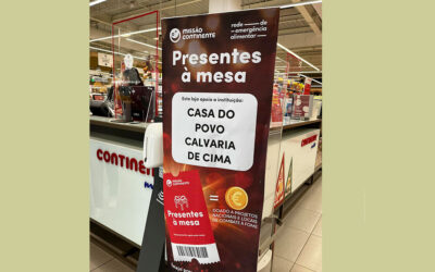 Missão Continente leva “presentes à mesa” da Casa do Povo da Calvaria