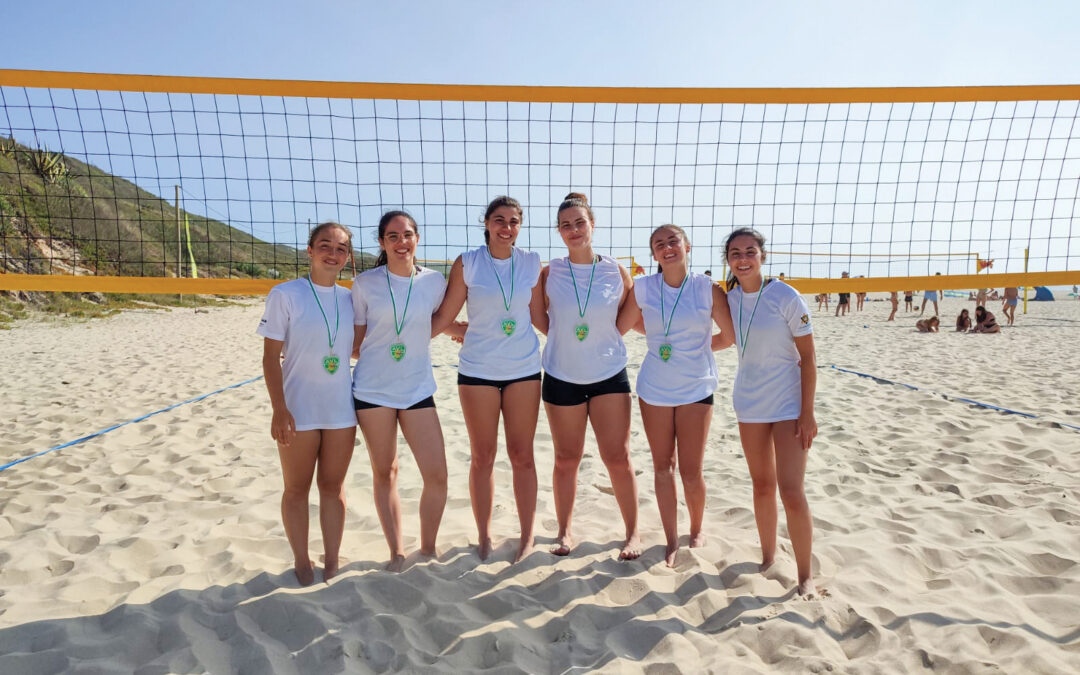 Dupla da UR Mirense campeã regional feminina de voleibol de praia