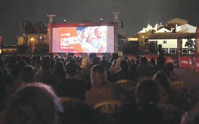 Cinema ao ar livre hoje no Parque Verde