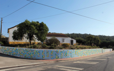 Mais de 1400 crianças ajudam a erguer mural sustentável no Juncal