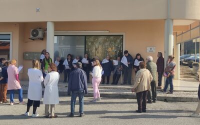Centro de Dia canta as Janeiras na Calvaria de Cima