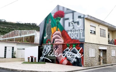 Serro Ventoso homenageou antigos combatentes com mural no Beco do Canto