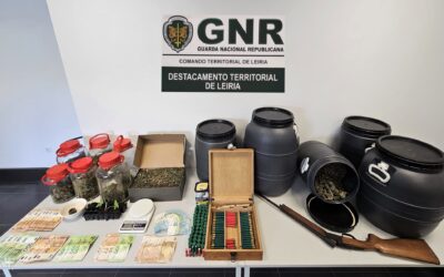 Detido na Calvaria por tráfico de droga e posse ilegal de arma