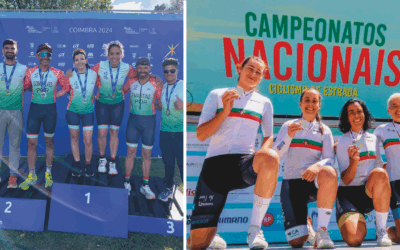 Atletas portomosenses sagram-se campeãs no ciclismo e no triatlo