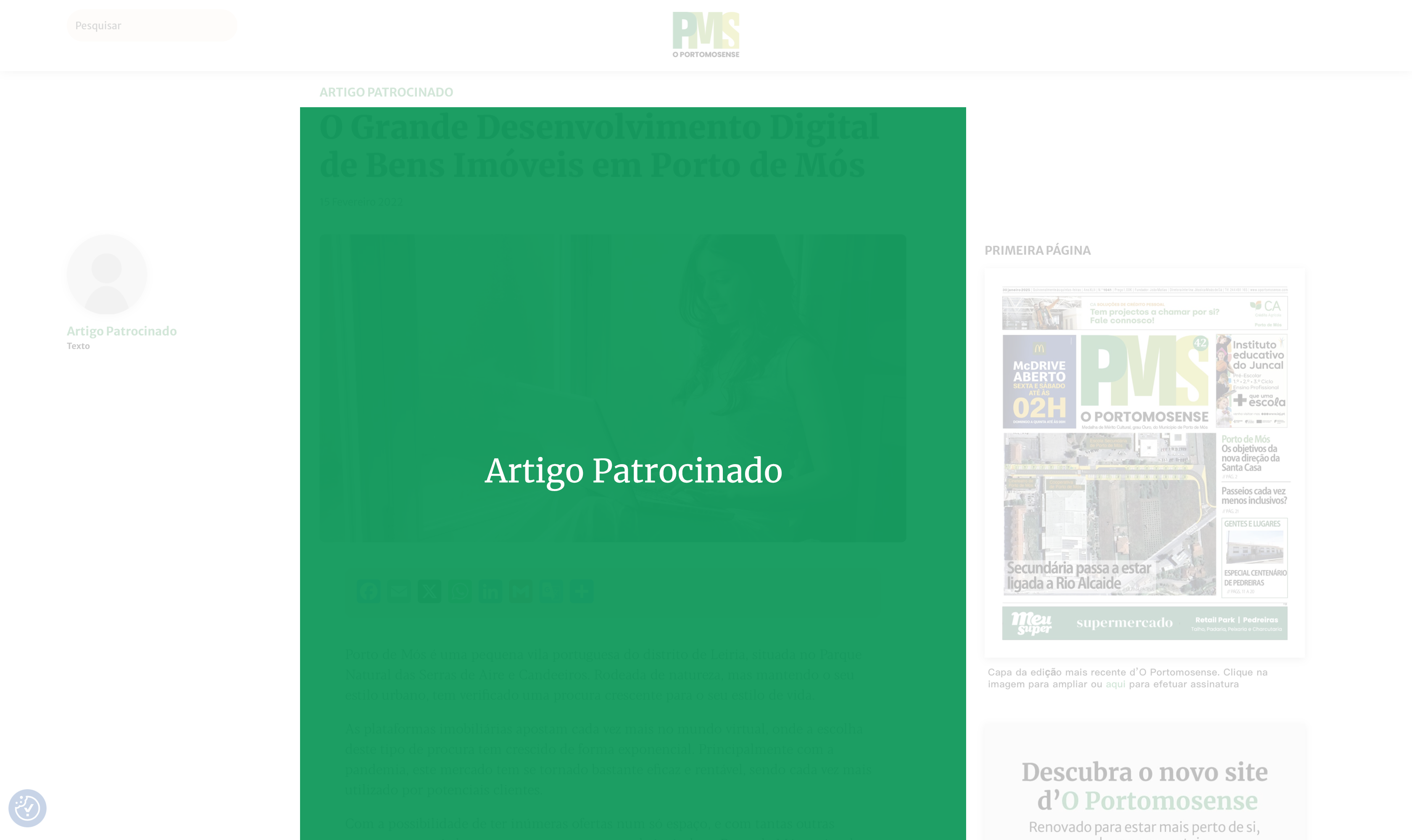 Artigo | Jornal O Portomosense