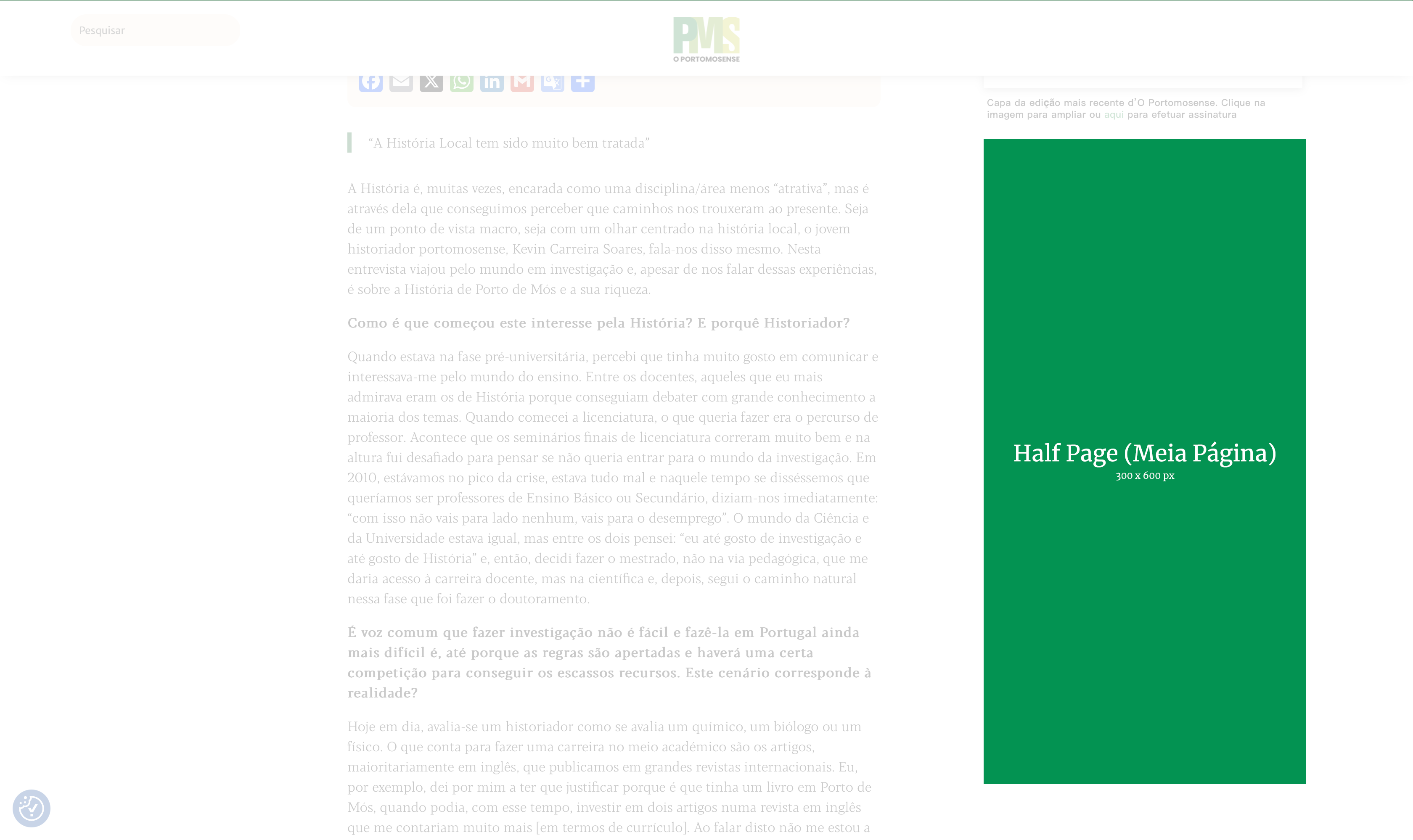 Half Artigo | Jornal O Portomosense