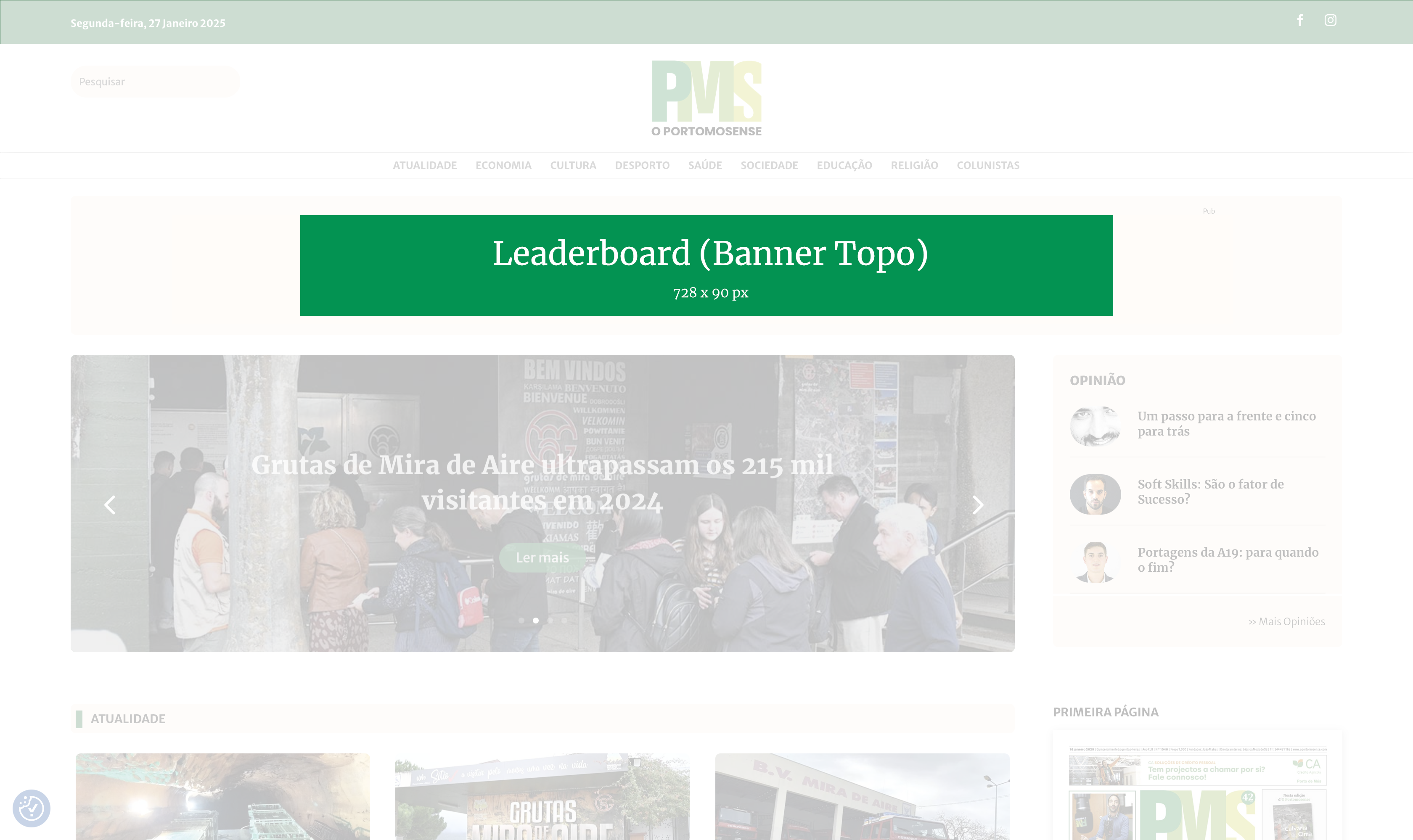Leaderboard Home | Jornal O Portomosense