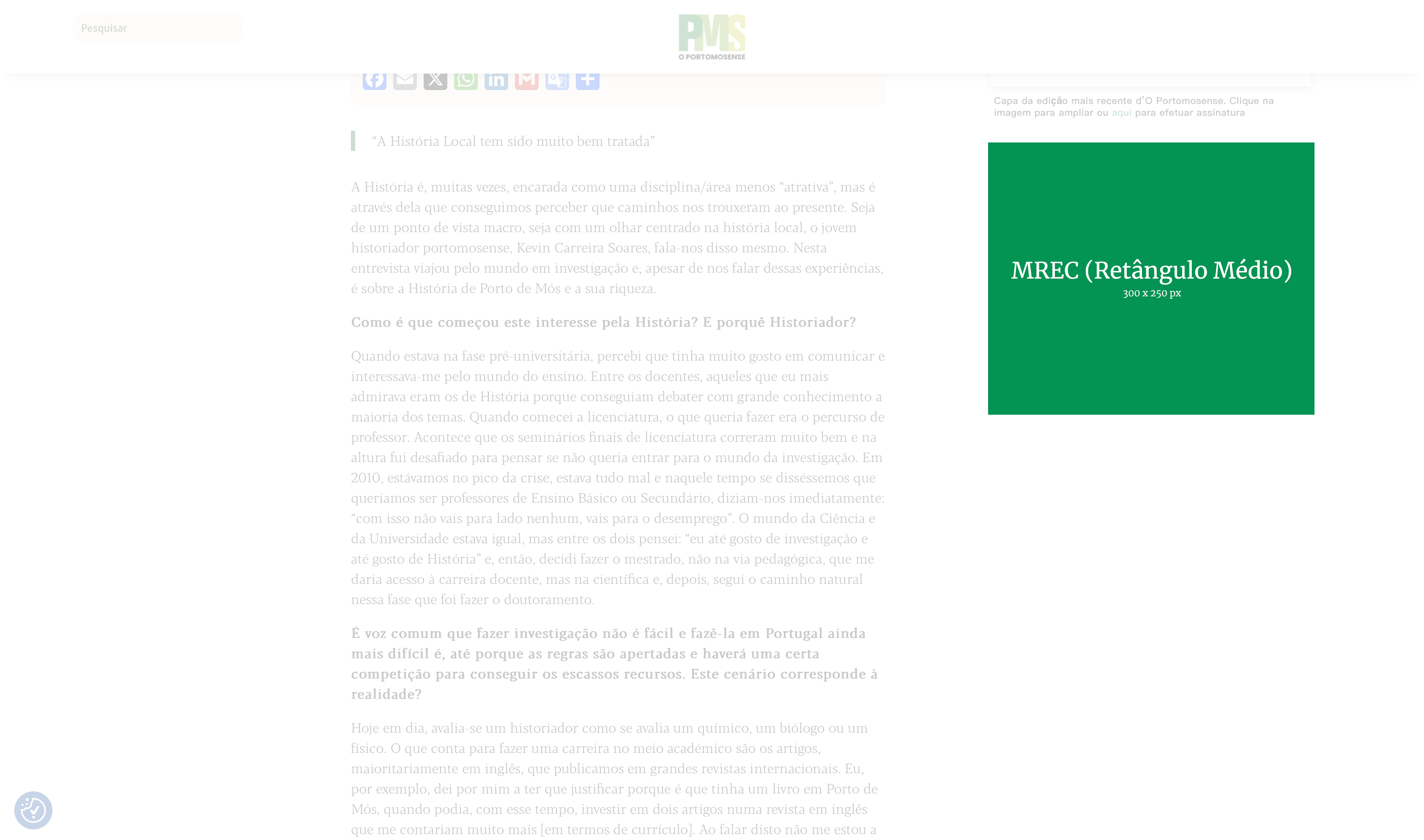 MREC Artigo | Jornal O Portomosense