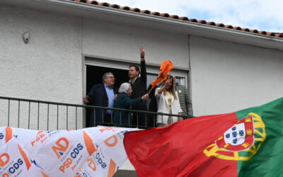 Luís Montenegro visita Porto de Mós