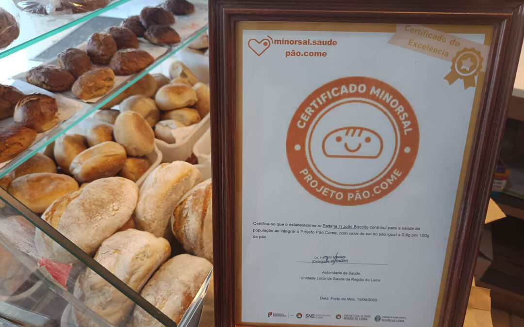 Padaria Ti João Biscoito: Menos sal no pão, é sinónimo de certificação