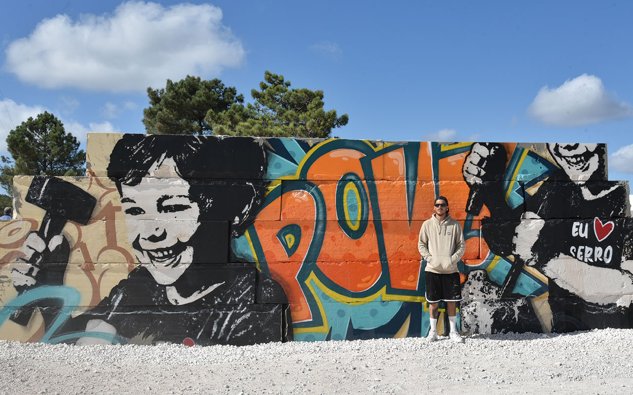 Stone Art Festival | DISH (Mural): “Licença para (Des)construir”