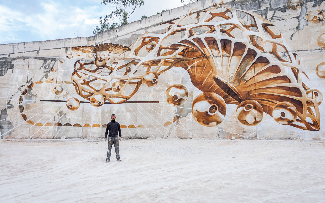 Stone Art Festival | SEA162 (Mural): “Cucumelo calcario”