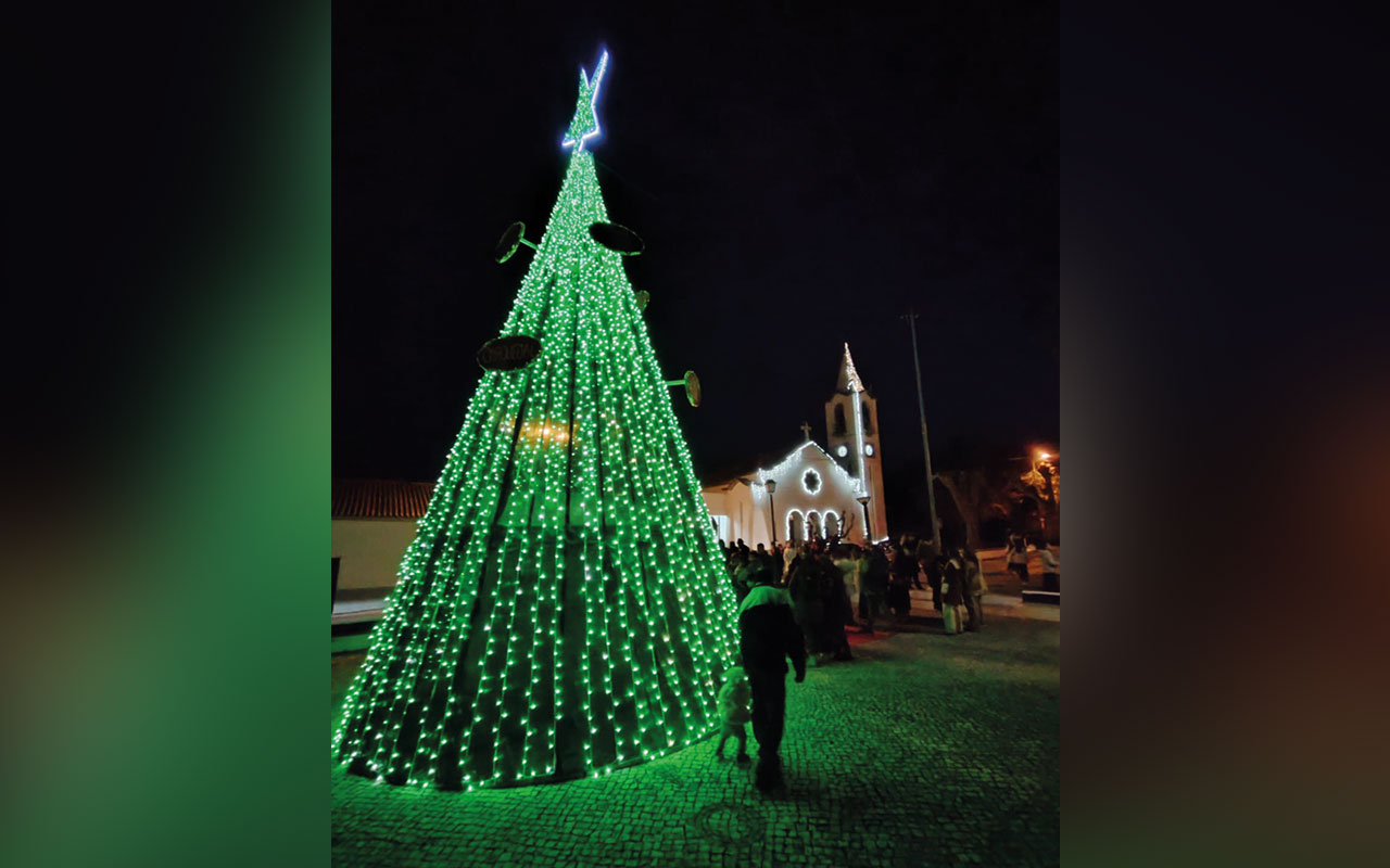 Natal | A tradição mantém-se: Calvaria de Cima volta a ter árvore de Natal