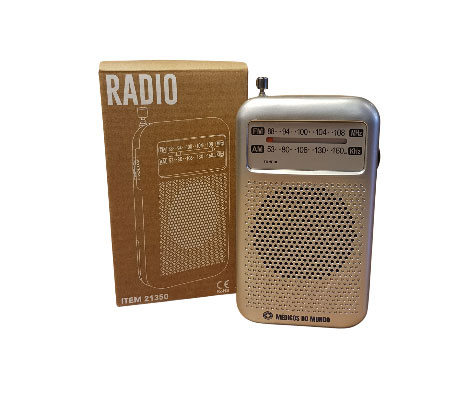 Medicos do Mundo Radio Portatil a Pilhas Natal DR | Jornal O Portomosense