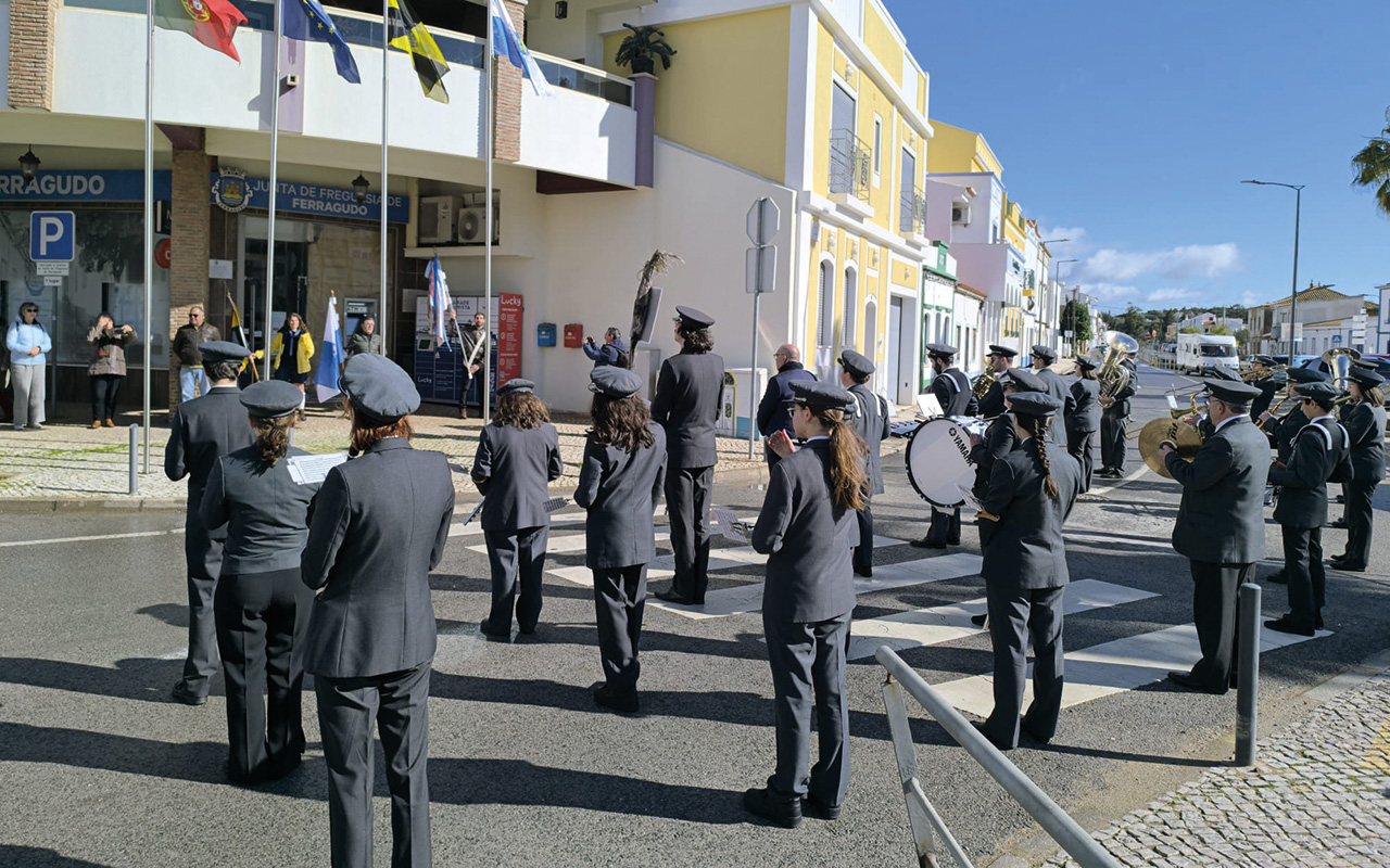 Banda Recreativa Portomosense em Encontro de Bandas Filarmónicas no Algarve