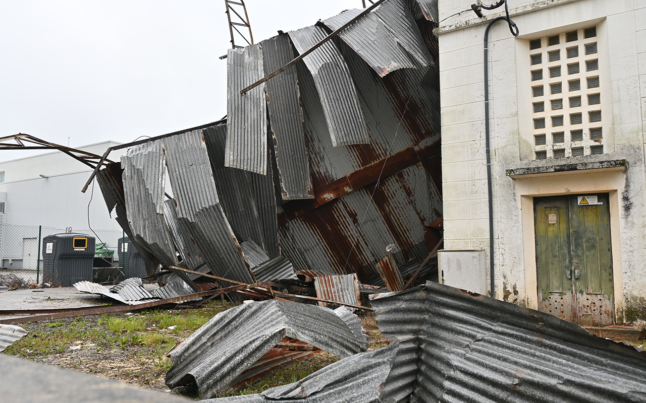 Ponto de situação no concelho de Porto de Mós na sequência das tempestades (12 de fevereiro)