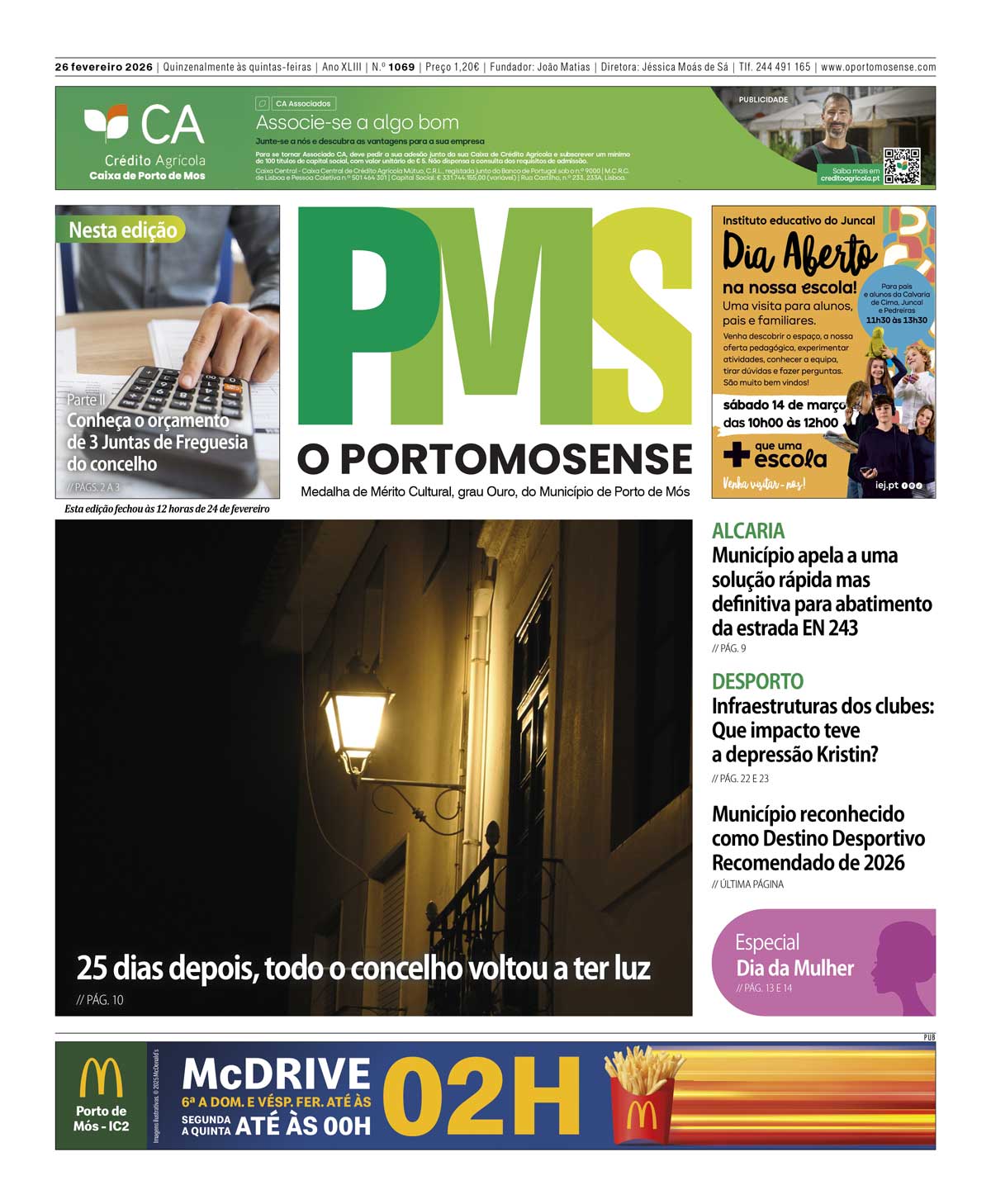Capa-Jornal-O-Portomosense-1050-Web Jornal O Portomosense 1069 Capa Web | Jornal O Portomosense