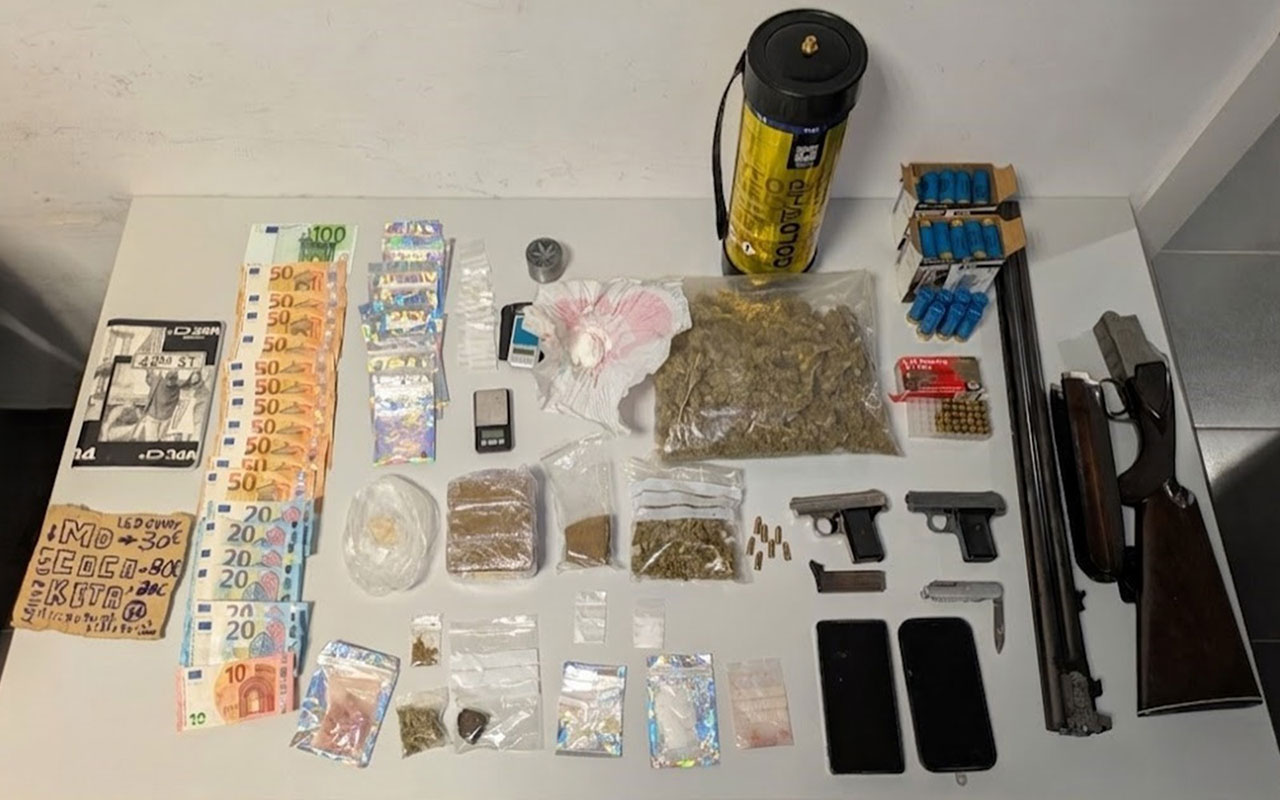 Dois detidos em São Jorge por tráfico de droga e posse ilegal de arma