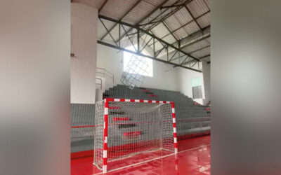 Estragos Pavilhao Mira de Aire DR | Jornal O Portomosense