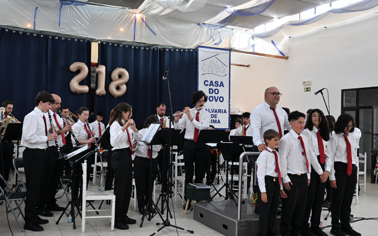 Banda Recreativa Portomosense soprou 218 anos de música, história e tradição
