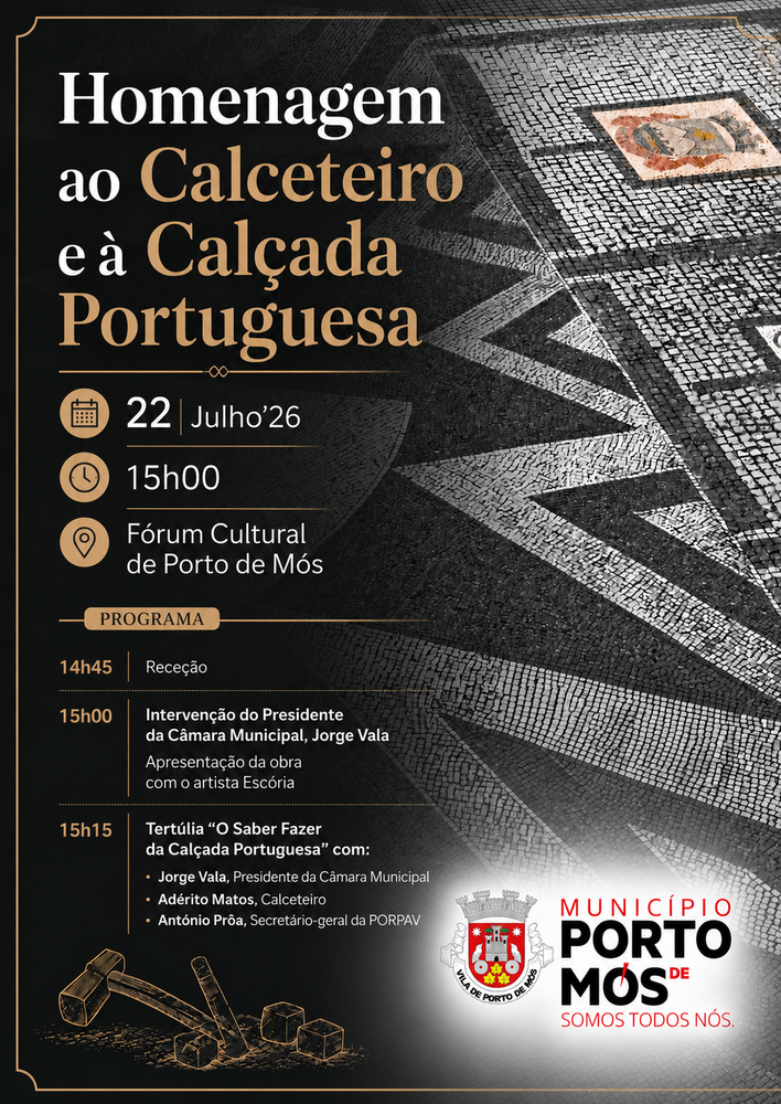 cartaz homanagem calceteiro 1 1000 1000 | Jornal O Portomosense
