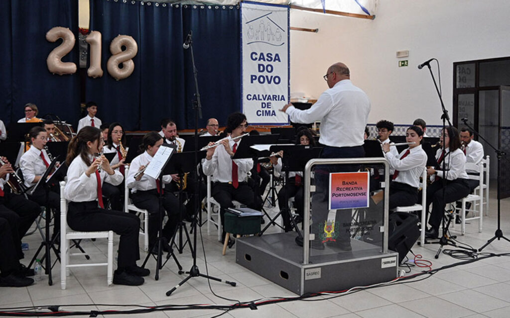 Banda Recreativa Portomosense 218 anos cortada Carla Vitorino Verissimo | Jornal O Portomosense
